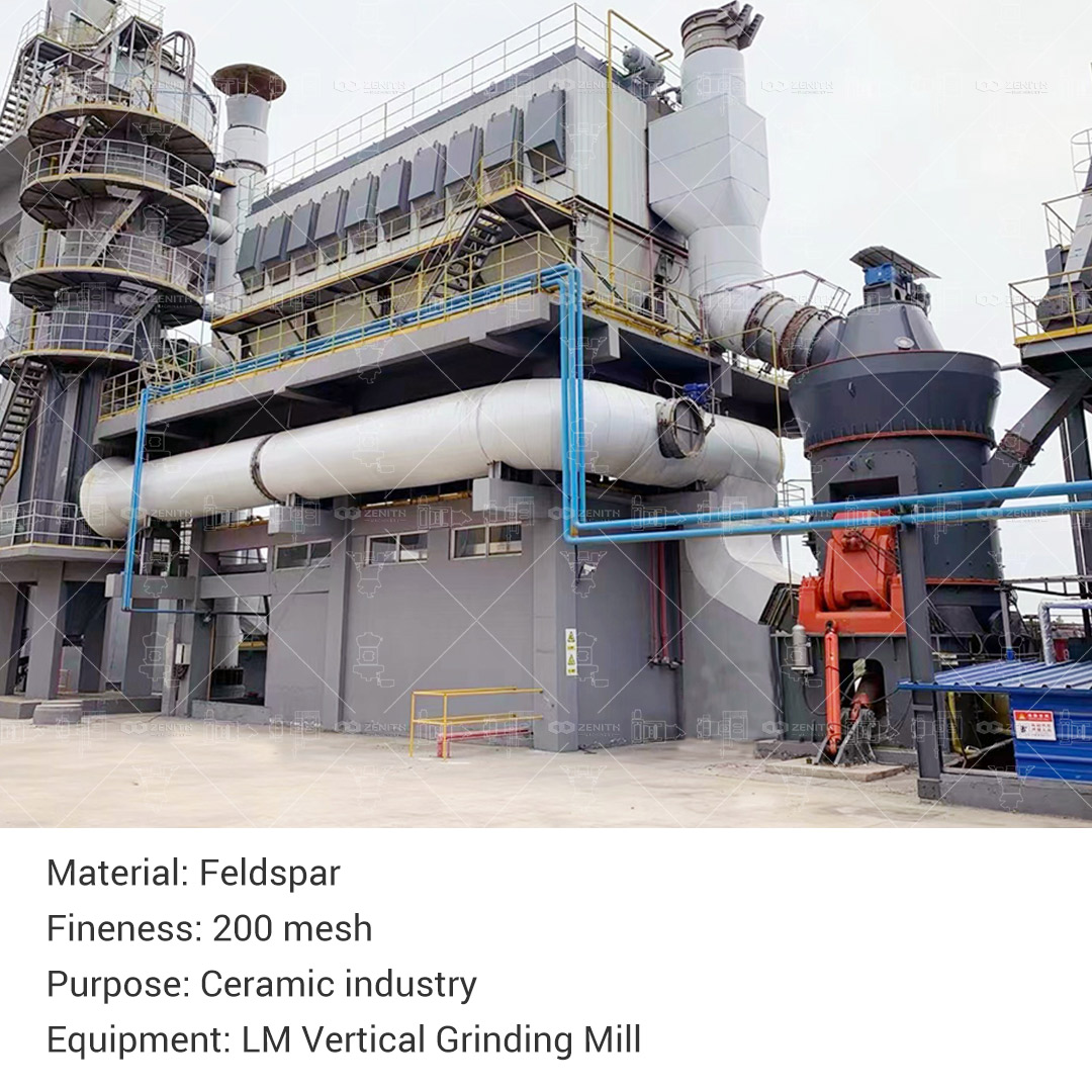 LM Vertical Grinding Mill installation in cement production facility